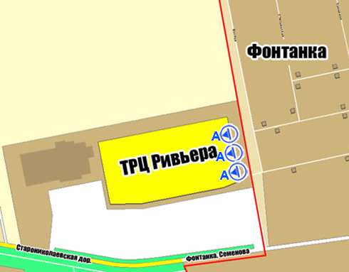 Тц ривьера карта магазинов